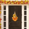 Autumn Wreaths for Front Door, Autumn Door Wreath Gnome Decorations
