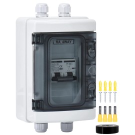 Dihool DC 100 Amp Breaker Outdoor Disconnect Miniature Circuit Breaker for Solar Pa