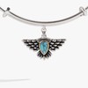 Alex and Ani Turquoise Eagle Charm Bangle