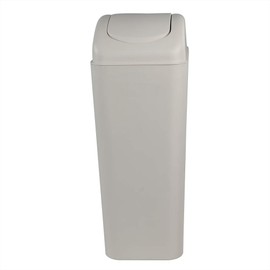 Obston Slim Plastic Trash Can for Narrow Spaces at Home or Office, 14L Capacity