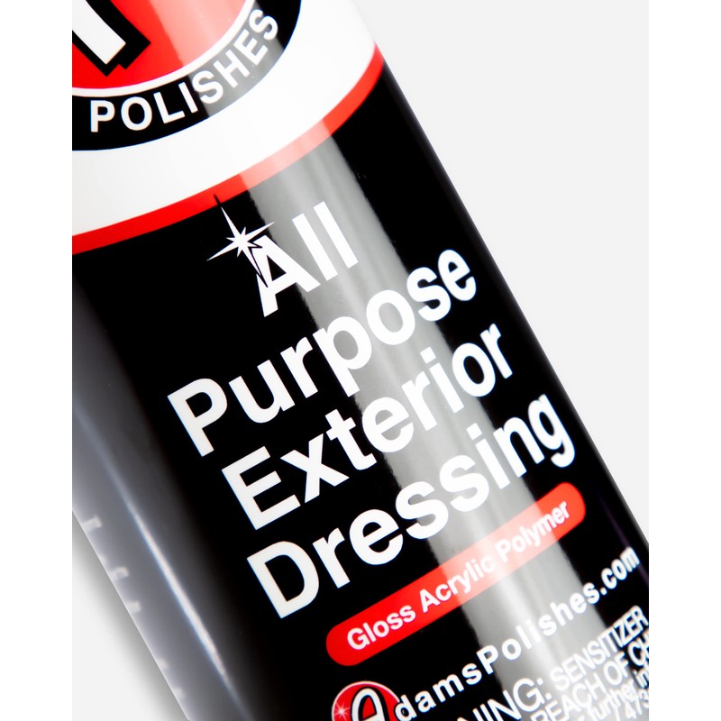 Adam's Polishes All Purpose Dressing (16oz) - Ready-To-Use Water-Based Plastic,