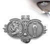 ANOWVI Saint Christopher Medal for Car, Visor Clips for Cars,