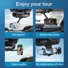 Car Rearview Mirror Phone Mount 360 Degree Rotation Cell Phone