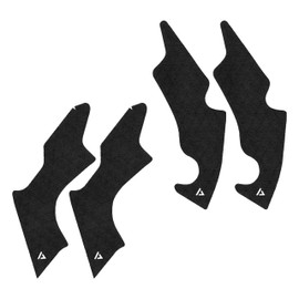 Honda CR125 CR250 Rubberized Frame Grip Tape/Guard │ (Fits: 2002-2007) (2 Pairs - Black)