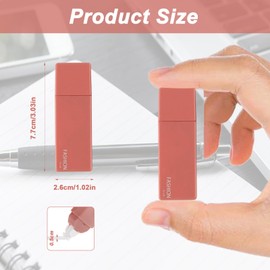 12 Pcs Correction Tapes, Aesthetic Correction Tape Roller, for White Out Tapes, for Whiteout Correction Tape, Cute Gradient Instant Correction Rollers for Home Office School Stationery Supplies