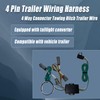 56477 4 Pin Trailer Wiring Harness Flat Output Compatible with