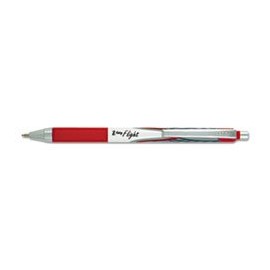 Z-Grip Flight Retractable Ballpoint Pen, 1.2 Mm, Bold, Red, Dozen By: Zebra