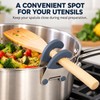 Pot Spoon Holder Clips for Cooking Utensils – 2-Pack Stainless