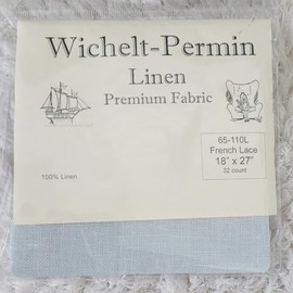 Wichelt Permin Wichelt Imports Premium Linen Cross Stitch Fabric 18'' x 27'' French Lace 32 Count