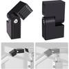 Fulifix Railing Accessories - 2 Pack Vertical Pivot Handrail Connector,