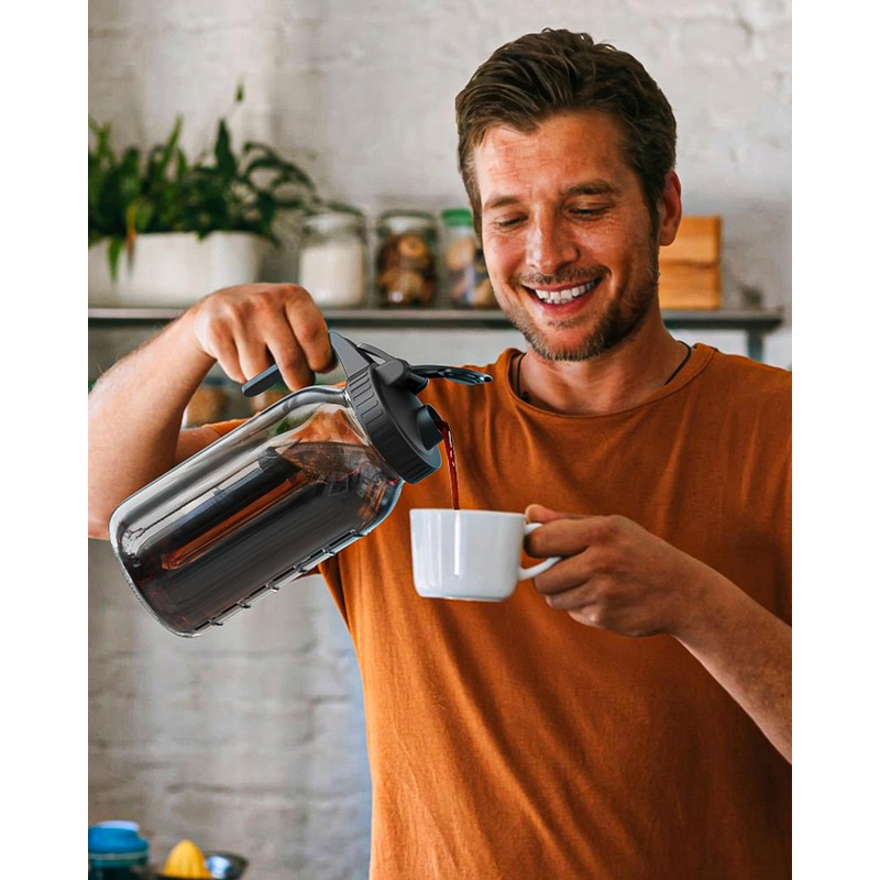 VA1KENE Cold Brew Coffee Maker 64oz, Iced Coffee Maker with