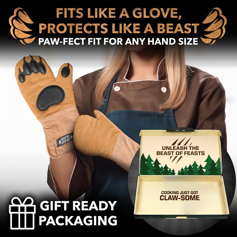Bear Paw | Beast Glove Oven Mitts | Bear Hands