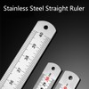 Stainless Steel Rulers, 2 Pack 20cm Metric Imperial Precision Ruler