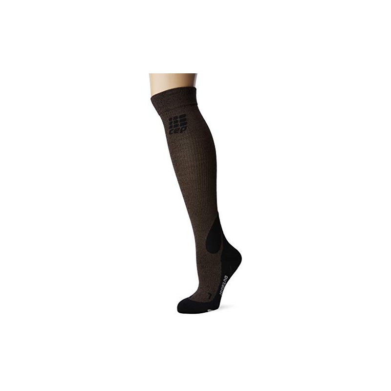 CEP Damen x Hiking Socks, Braun/Schwarz, 4
