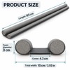 36.6-Inch Double-Sided Door Draft Stopper, Cut-to-Fit Wind & Dust Blocker