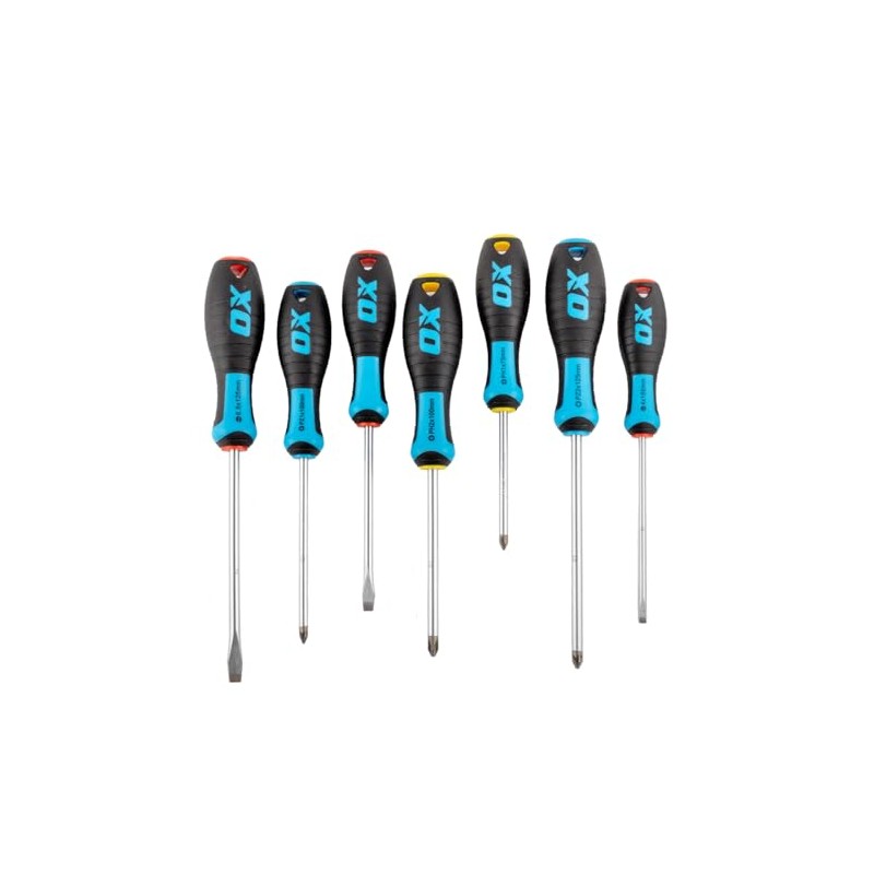 OX Pro 7 Piece Screwdriver Set - Card Display Box