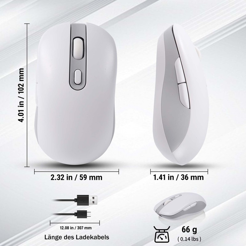 Civetes Wireless Mouse (White)