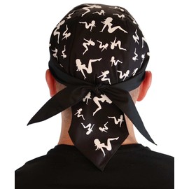 Sparkling EARTH Tossed Mud Flap Lady Screenprinted Skull Caps Doo Rags Do Rag Durag Headwrap Head Wraps Skullies - Made in The USA!