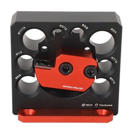 Dowel Maker Jig Kit Imperial Adjustable 8 Holes Carbide Woodworking Round Rod Auxiliary Tool 5/16 3/8 7/16 1/2 9/16 5/8 11/16 3/4in