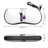 Monira & Gaspard Glasses Case, Eyeglass Case, Sunglasses Case, Lightweight,