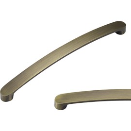SYZOW 10 Pack Hole Center 224mm Cabinet Handles Brushed Antique Brass Pulls for Cupboards