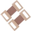 20Pcs Brown Elastic Bandage Clips Adhesive Bandages Bandage Wrap Clips