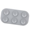 Silicone Toothbrush Toothpaste Holder Multipurpose 5 Slots Drainage Holes Bathroom