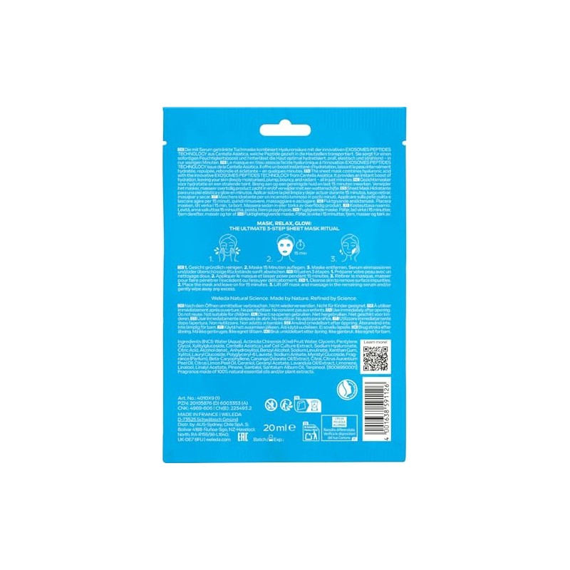 WELEDA Bio Exo Boost Hydrobounce Cloth Mask - Natural Cosmetics