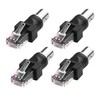 MEIRIYFA BNC to RJ45 Ethernet Adapter,BNC Female to RJ45 Male