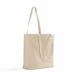 TBF 12 Pack Wholesale Canvas Tote Bags, Natural Color, 12oz Fabric - Multiple Size Options Available (19" W x 15" H x 5" D)