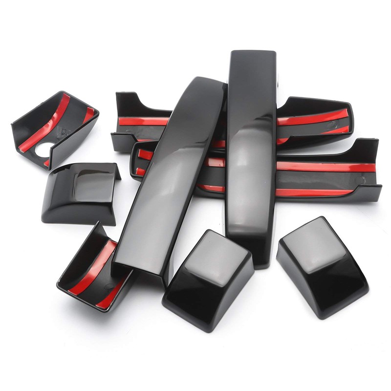 x xotic tech Door Handle Cover Bezel Protective Trim Compatible