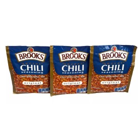 Brooks Original Chili Seasoning Mix 1.25 oz (3 Pack)