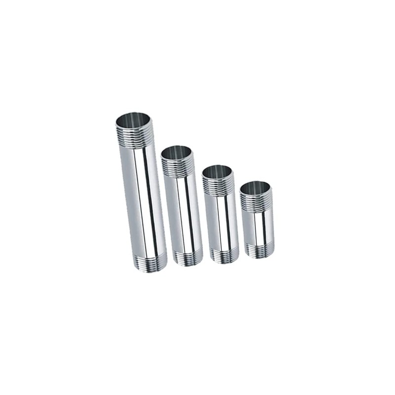 2 Pieces Stainless Steel Pipe Fitting, Male Threaded Pipe Connector