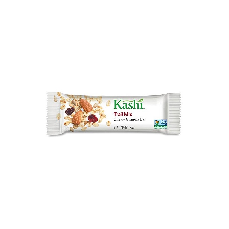 Kelloggs 37948 Chewy Granola Bar, Kashi, Trail Mix, 12/Bx, White