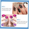 BIUDECO Nail Art Decor Set 5 Pack Rhinestone Point Nail