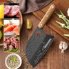 Lccowot 3 Piece Butcher Knife Set, 7" Butcher Meat Cleaver,