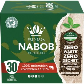 Nabob 100% Colombian Coffee 100% Compostable Pods, 292g