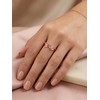 Birthstone CZ Breast Mother's Day Unique Band Rings for Women