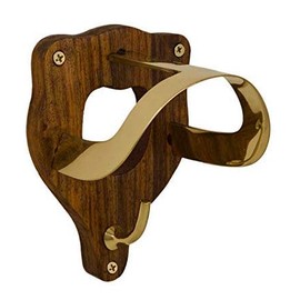 Tack Shack of Ocala Wood with Brass English Bridle Bracket