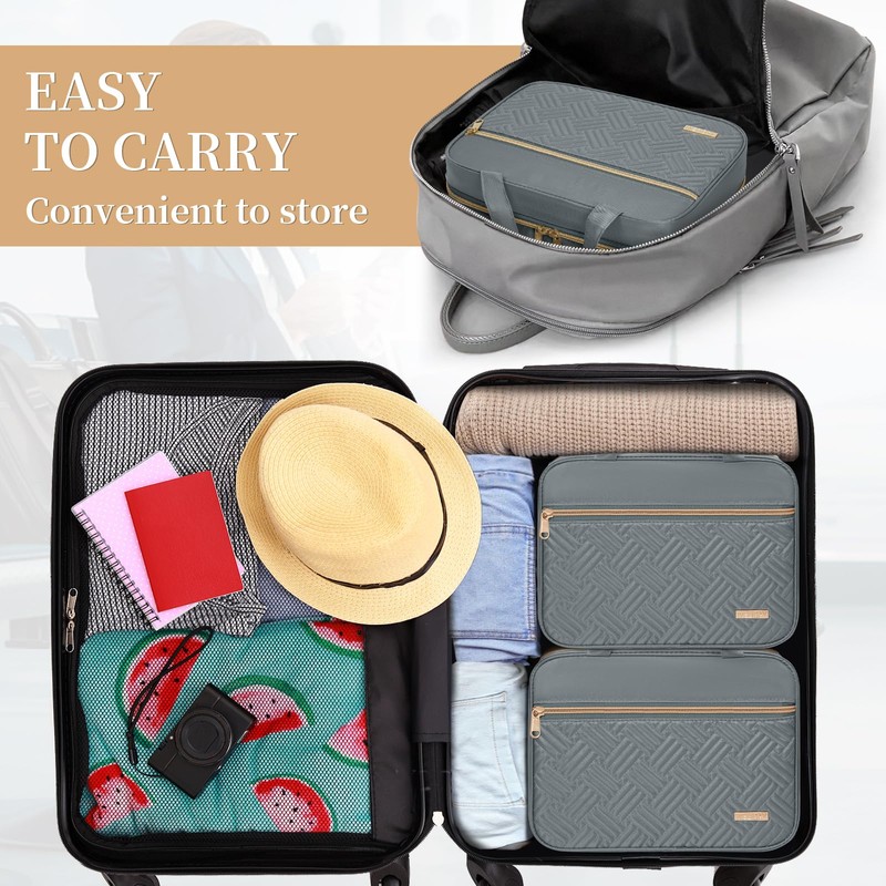 WELIDAY Travel Toiletry Bag - Spacious Toiletry Bag with Hanging