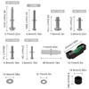 DEANKEJIUniversal TV Mounting Hardware Kit, 37 Pieces TV Mounting Screws,
