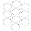 10Pcs Stainless Steel Bangle 1.6mm Adjustable Expandable Coil Bracelet DIY