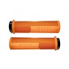 Peaty's Monarch Grips - Orange/Mushroom/Thick - Trail Comfort, Durable, Ergonomic
