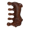 Beavorty Natural Sandalwood Scalp 5-teeth Comb for Scalp Massage Sturdy