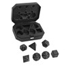 7pcs Electronic Dice LED Rechargeable with Charging Compartment Light Up
