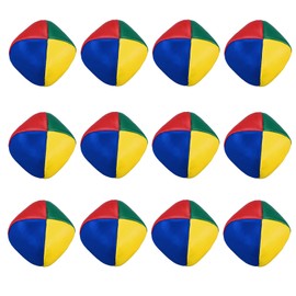 Zyluniy Pack of 12 Children's Juggling Balls Set, 5 cm Durable Juggling Set, Reusable, Soft, Colourful Juggling Balls, Durable, Ideal for Children and Beginners