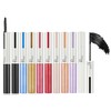LIANGNISHI 9 Colors Mascara, Long Curl, Long Lasting Waterproof Mascara-01#
