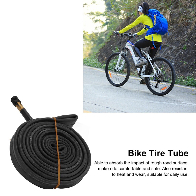 2 Pack 700x23C Bike Inner Tube 48mm Schrader Valve Butyl