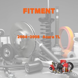 AUTO OCCASION 2Pack ABS Wheel Speed Sensor Compatible with 2004-2008 Acura TL 57455-SEP-A01 57450-SEP-A01