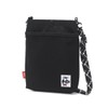 Chums Recycle Mesh Pocket Shoulder Bag, Black